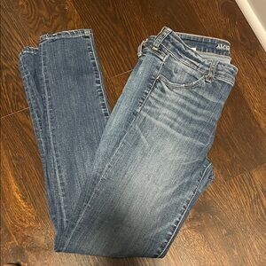 American Eagle Outfitters Women's Skinny Jeans in Blue